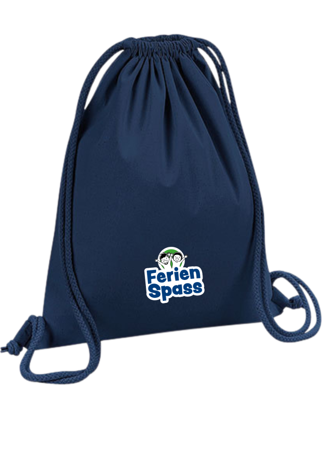 Turnbeutel Ferien Spass Navy